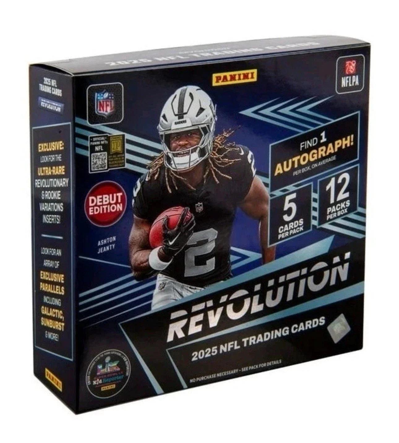 2025 Panini Revolution Football Trading Cards Premium Box